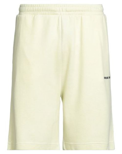 Man Shorts & Bermuda Shorts Lime green Size L Cotton, Acrylic