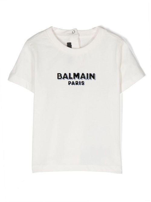 Logo-print cotton T-shirt - White