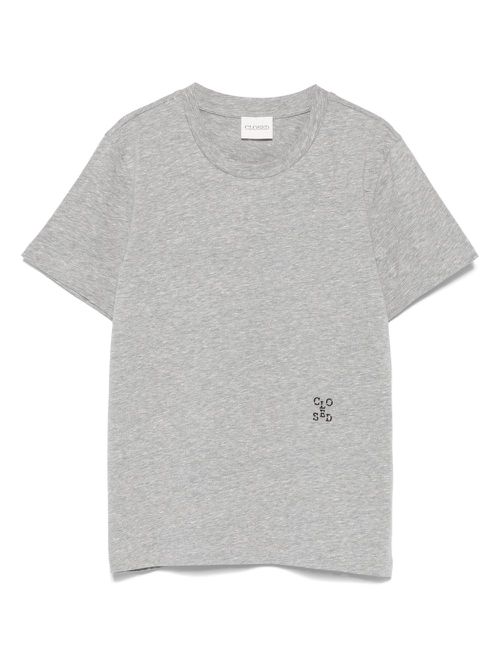 Closed logo-embroidered T-shirt - Grey