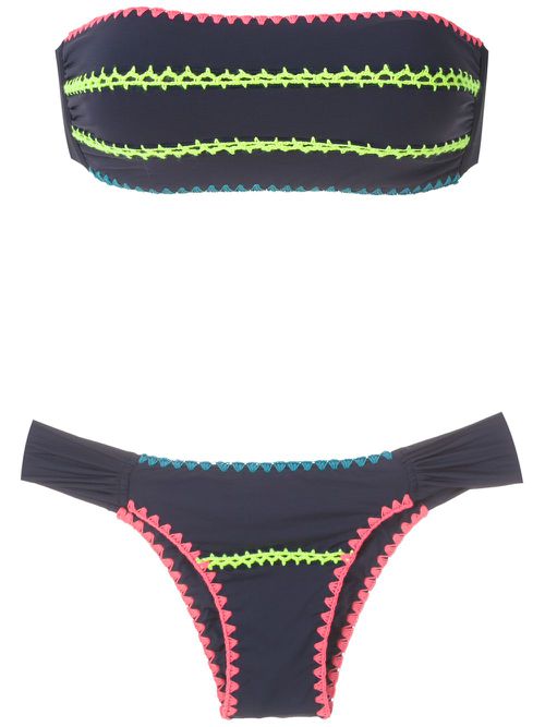 Mel crochet bikini set - Blue