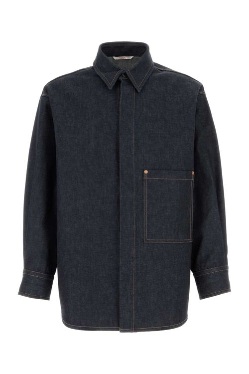 Denim Shirt — Navy