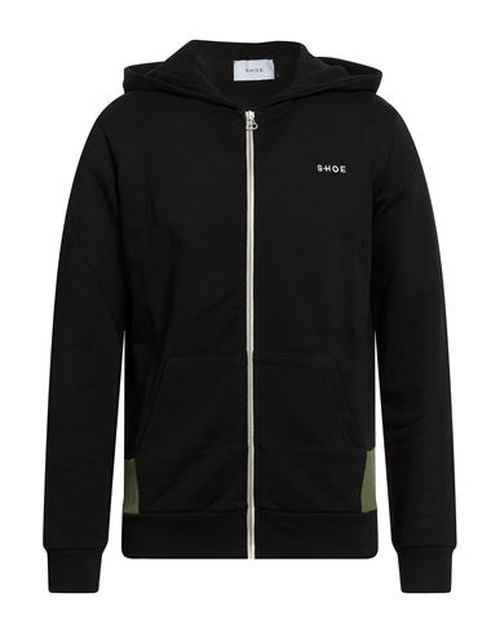 Man Sweatshirt Black Size S Cotton