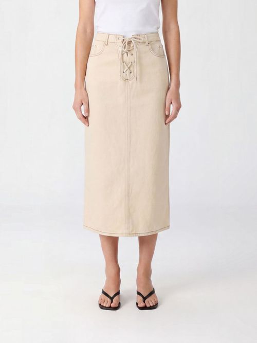 Skirt Woman color Ivory