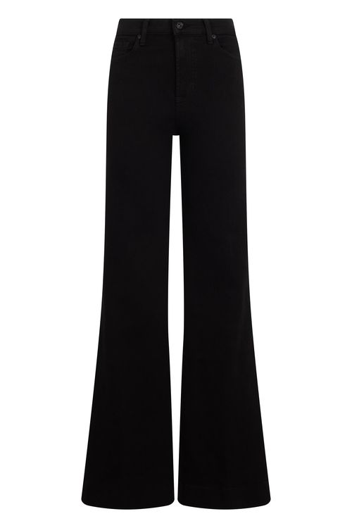 Bell-Bottom Jeans in Elastic Denim