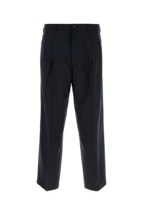 Midnight Blue Wool Pant