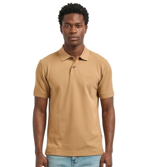 Brown Shirt Collar Polos
