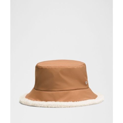 Lululemon – Boucle Fleece Reversible Bucket Hat – Color Brown – Large