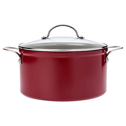 Curtis Stone | Dura-Pan+ 6-Quart Stockpot | Realry