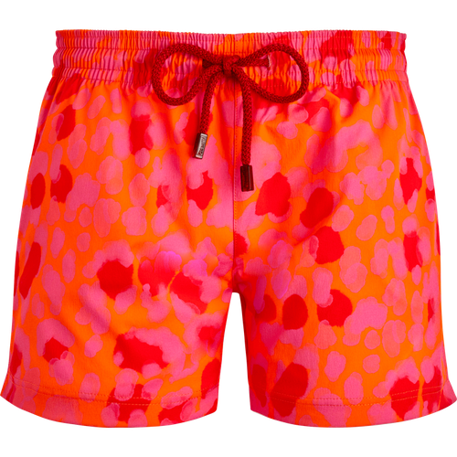 Women Swim Shorts New Leopard - Shorty - Fabya - Orange