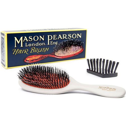 Handy Bristle & Nylon Hair Brush White