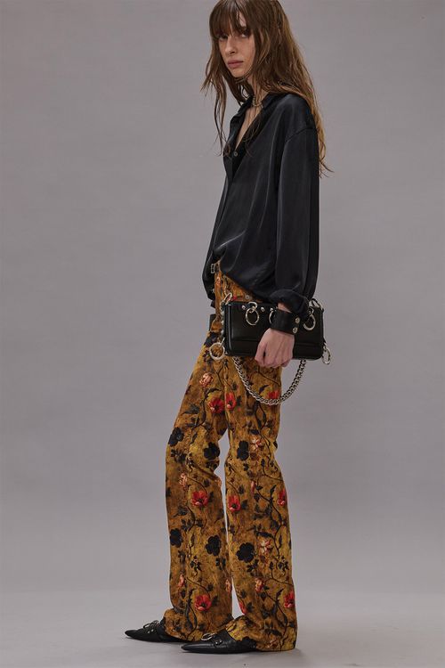R13 Jane Jean - Antique Floral Velveteen