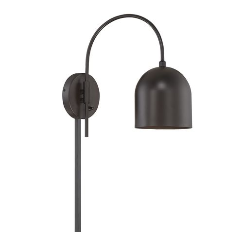 Trade Winds Teresa 1-Light Adjustable Wall Sconce in Oil Rubbed Bronze - TW92245ORB