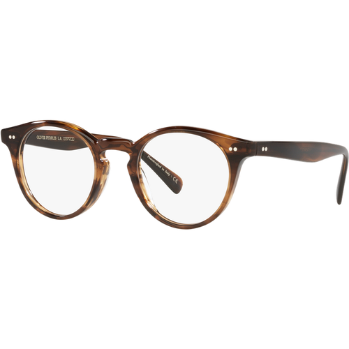 Oliver Peoples Unisex Oliver Peoples OV5459U ROMARE 1724 Optical frames Acetate Brown Transparent Pantos Norma