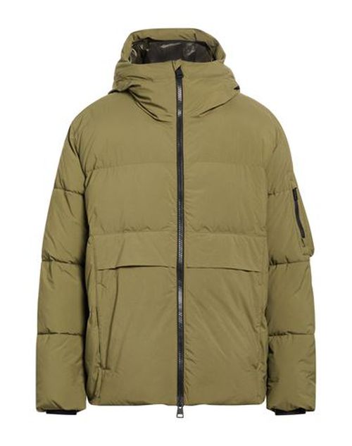 Man Puffer Military green Size 42 Polyamide