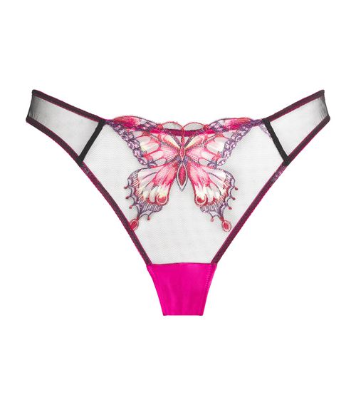 Butterfly Embroidered Cheeky Briefs