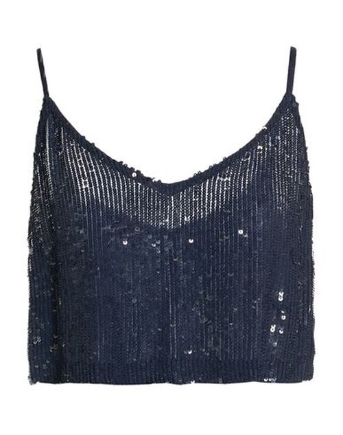 P. a.r. o.s. h. Woman Top Navy Size S Viscose, PVC