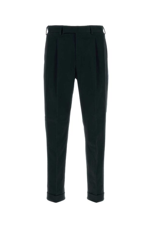 Pleat Trousers — Black