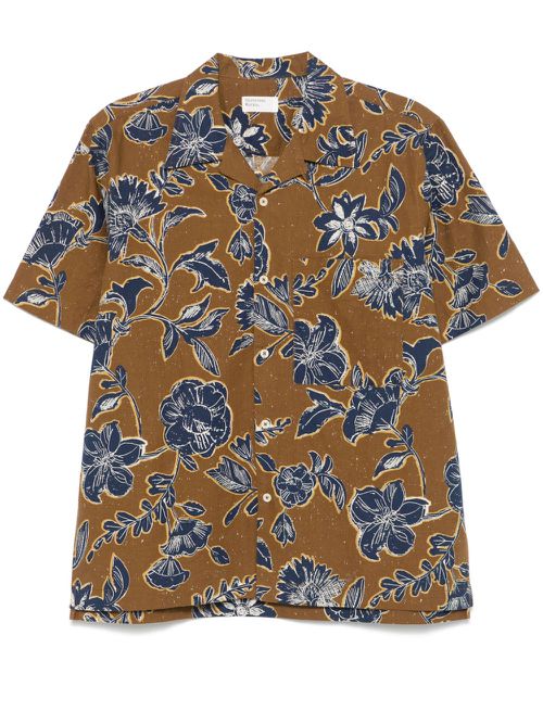 Universal Works floral-print shirt - Brown