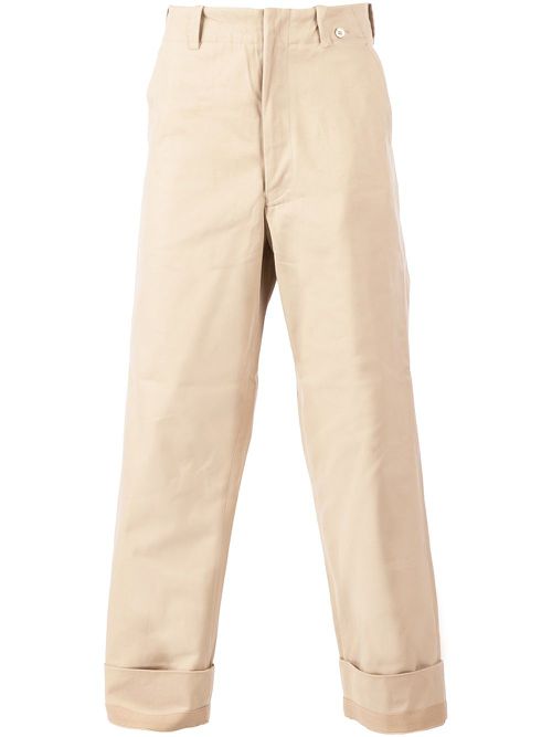 Wide leg chinos - Neutrals