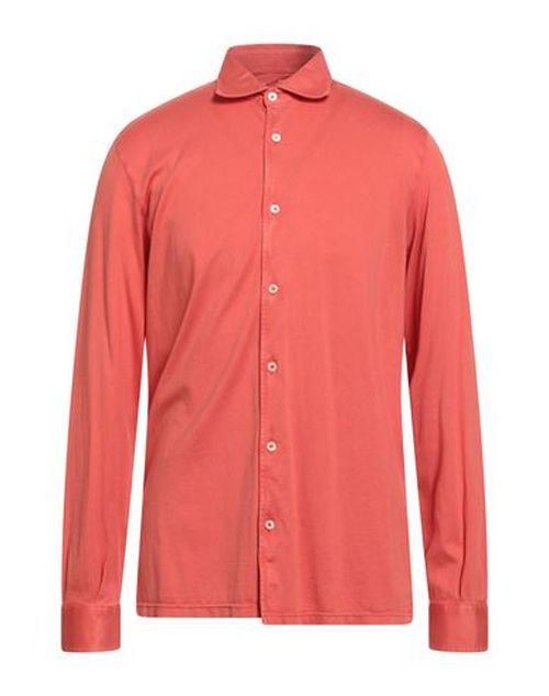 Man Shirt Orange Size 44 Organic cotton