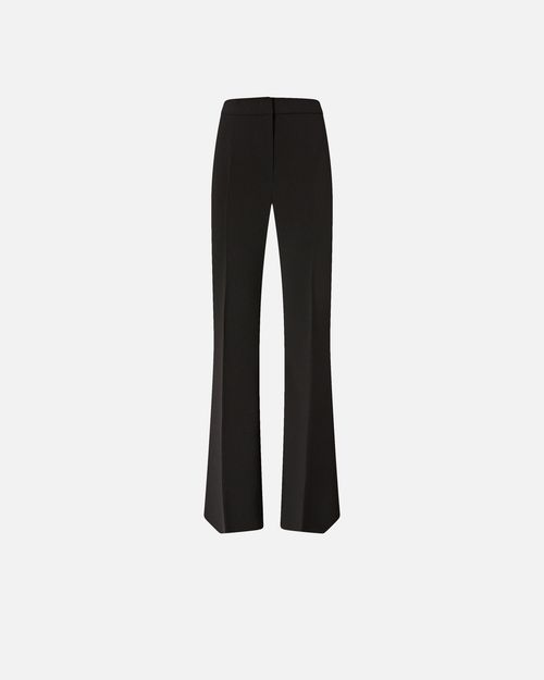 Trousers with pressed pleat detail - 44