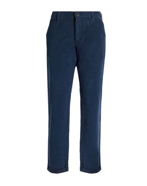 Man Pants Navy Size 28 Cotton, Elastane