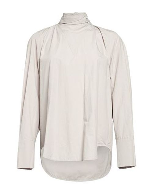 Woman Top Light grey Size 10 Cotton