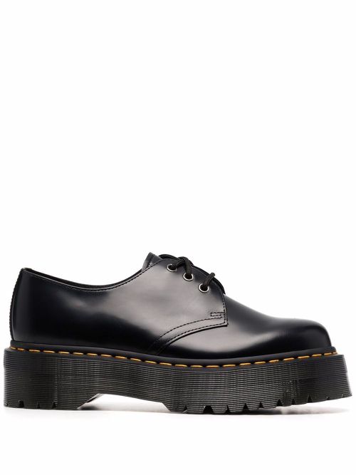 1461 polished leather shoes - Black