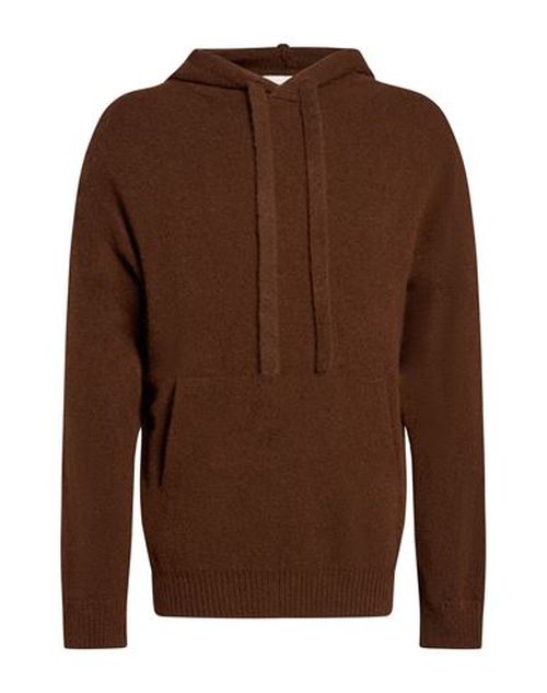 Man Sweater Chocolate brown Size 40 Cashmere, Silk, Polyester