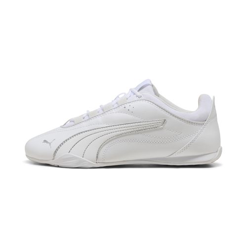 PUMA Catch Soleil Sneakers Women in White/Silver/Feather Grey, Size 6.5