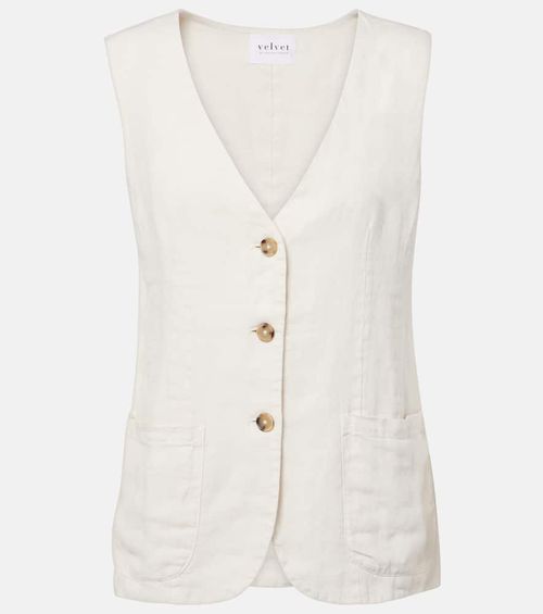 Acie linen vest