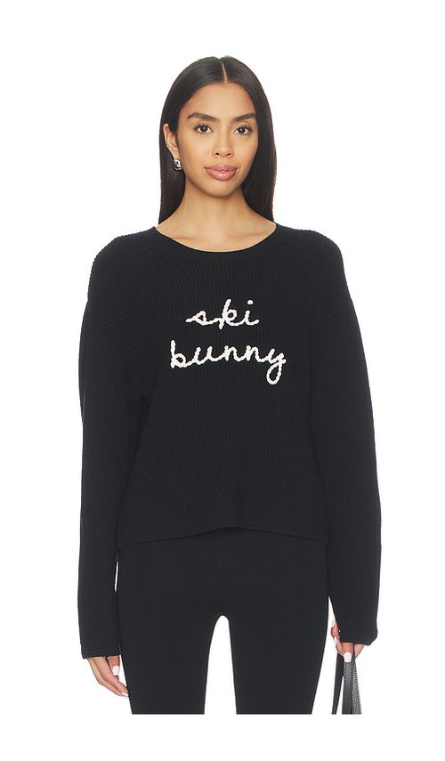 Stitches & Stripes Ski Bunny Pullover in Black Combo. L also in