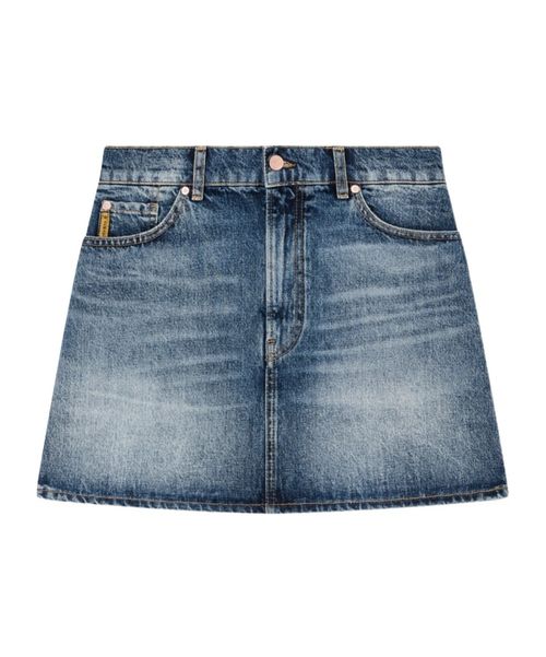 Denim miniskirt