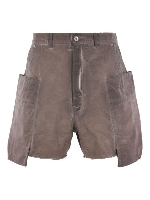 Rick Owens DRKSHDW cotton shorts - Grey