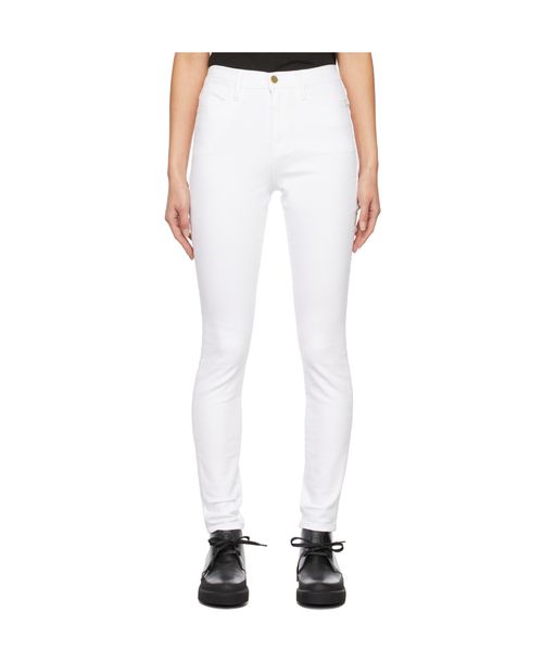 High-rise skinny jeans