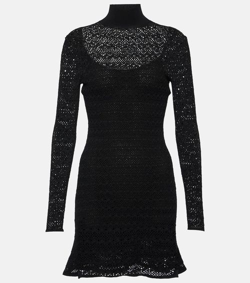 Open-knit minidress
