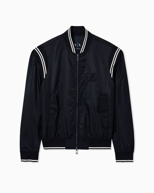 Satin Bomber Blouson