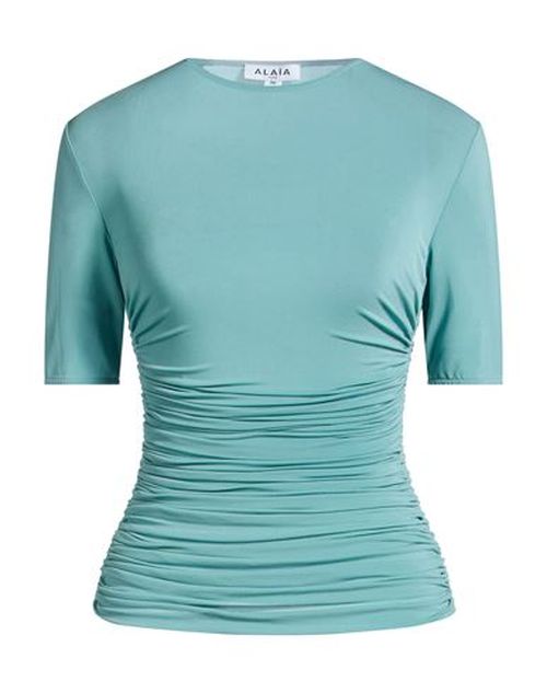 Alaïa Woman Top Turquoise Size 4 Viscose, Elastane