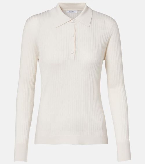 Mxpgitano cashmere and silk polo sweater