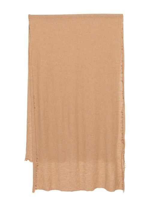 Cashmere blend scarf - Brown