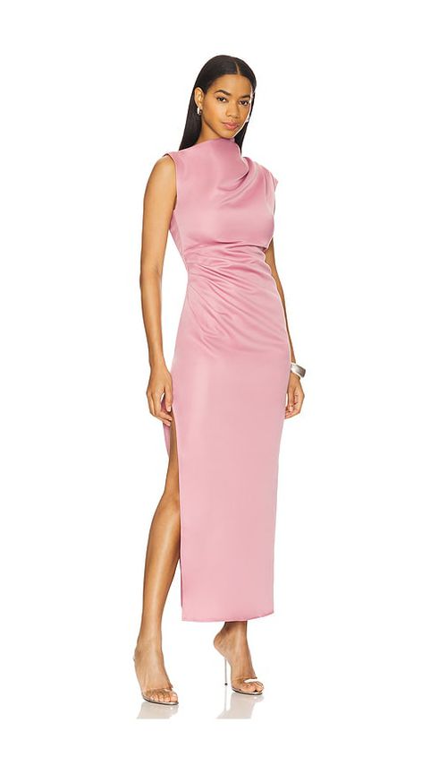 ELLIATT Coralie Maxi Dress in Blush. M also in