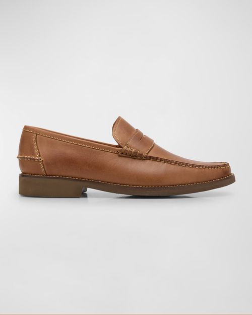 Men's Handsewn Leather Penny Loafers