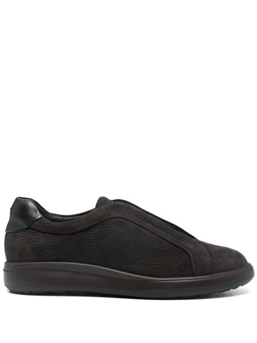 Leather sneakers - Brown
