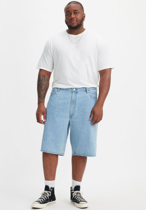 Levi's® Plus Jeans '469 Loose Shorts B&T' blu chiaro