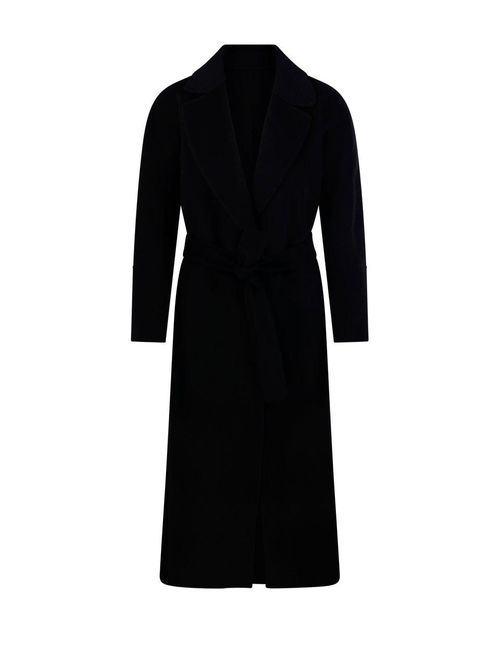 Elisa Belted Long-sleeved Coat