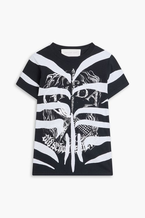 Juda printed cotton-jersey T-shirt - Black - XS