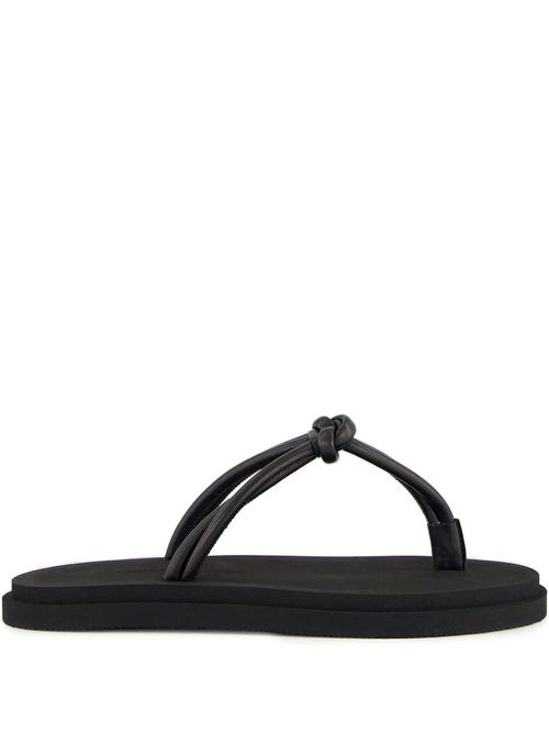 Emme Parsons Knot Pool slides - Black