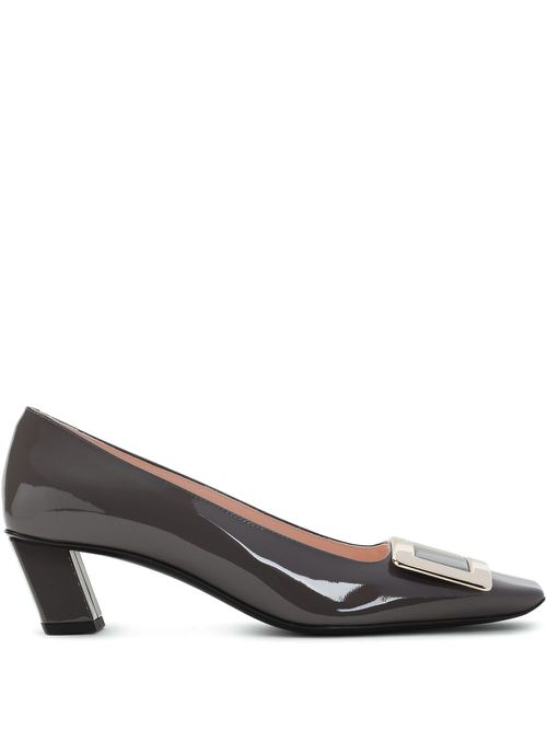 - Belle Vivier Leather Pumps