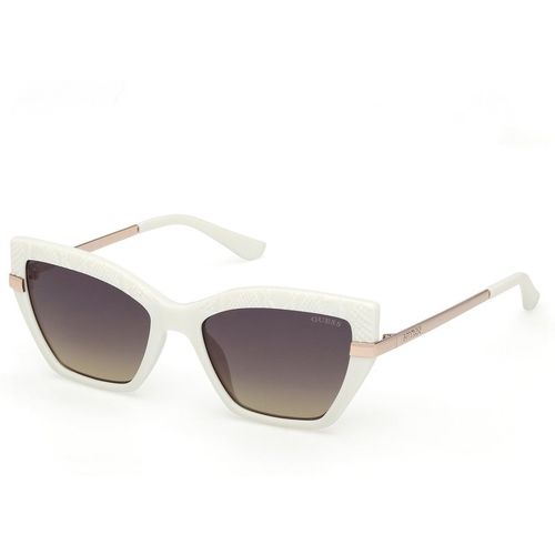 Guess Mujer Guess GU00216 21B Gafas de sol Inyectado Marfil Marrón Cuadrada Norma