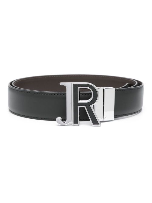 Logo-buckle belt - Black
